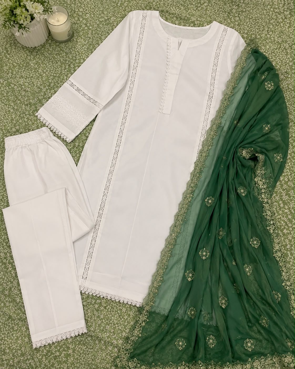 2 Piece Stitched