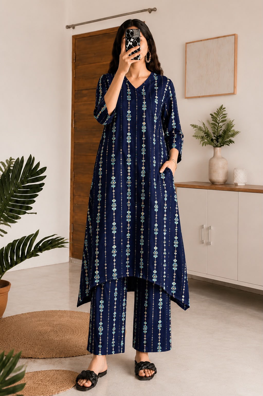 Midnight Bloom Co-Ord Set