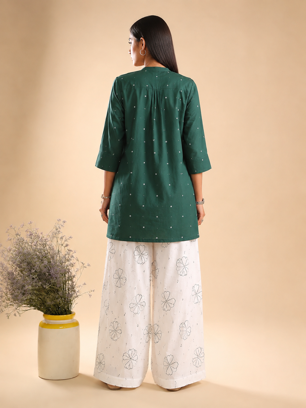 Emerald Bloom 2-Piece Set
