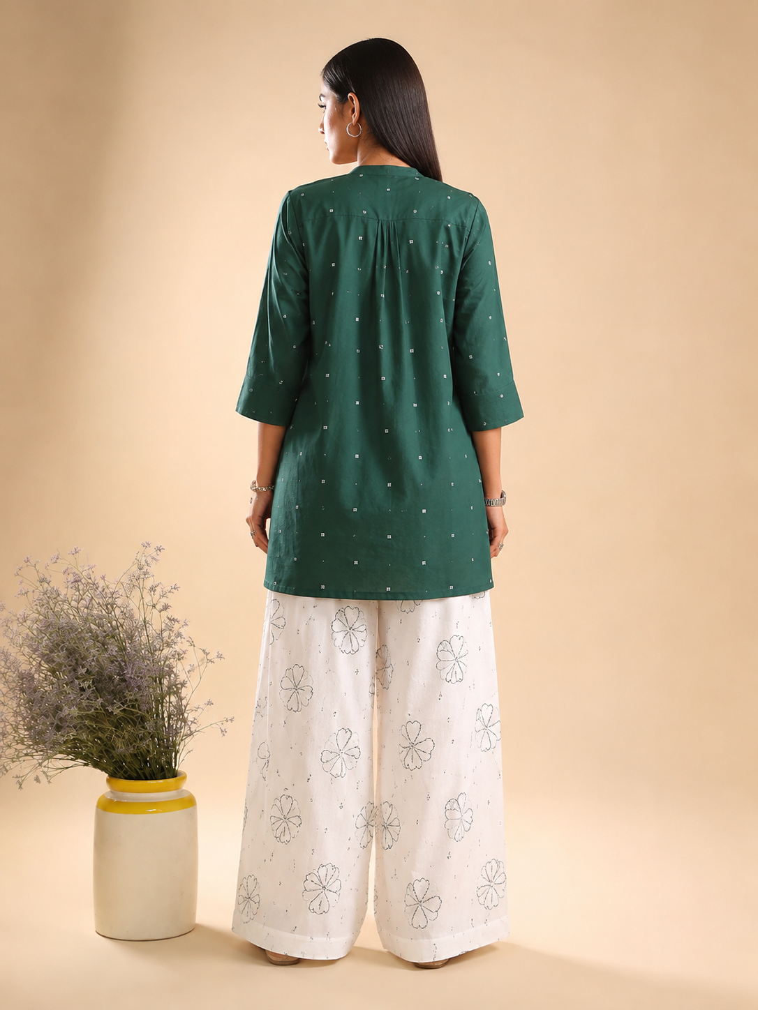 Emerald Bloom 2-Piece Set