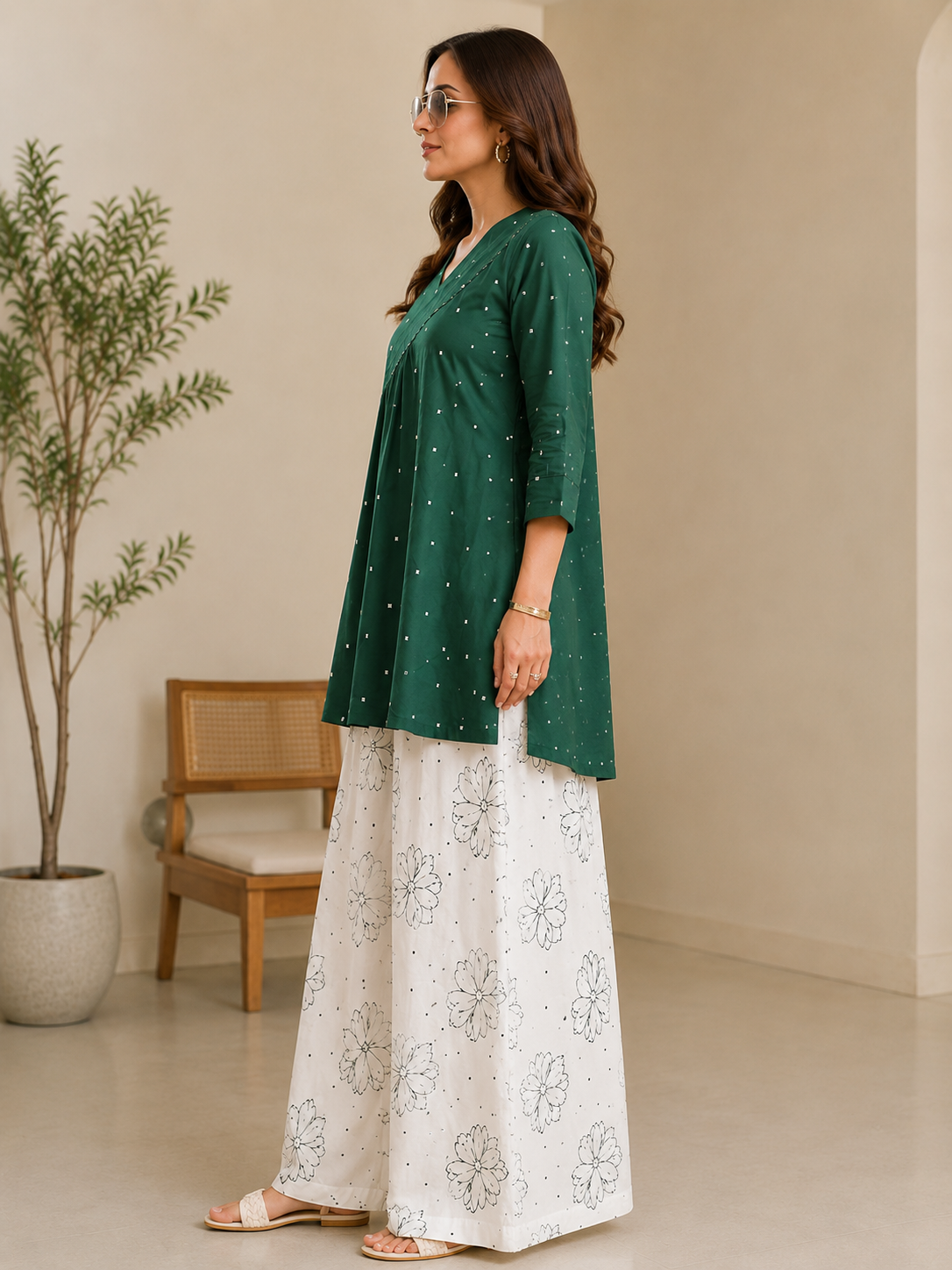 Emerald Bloom Co-Ord Set
