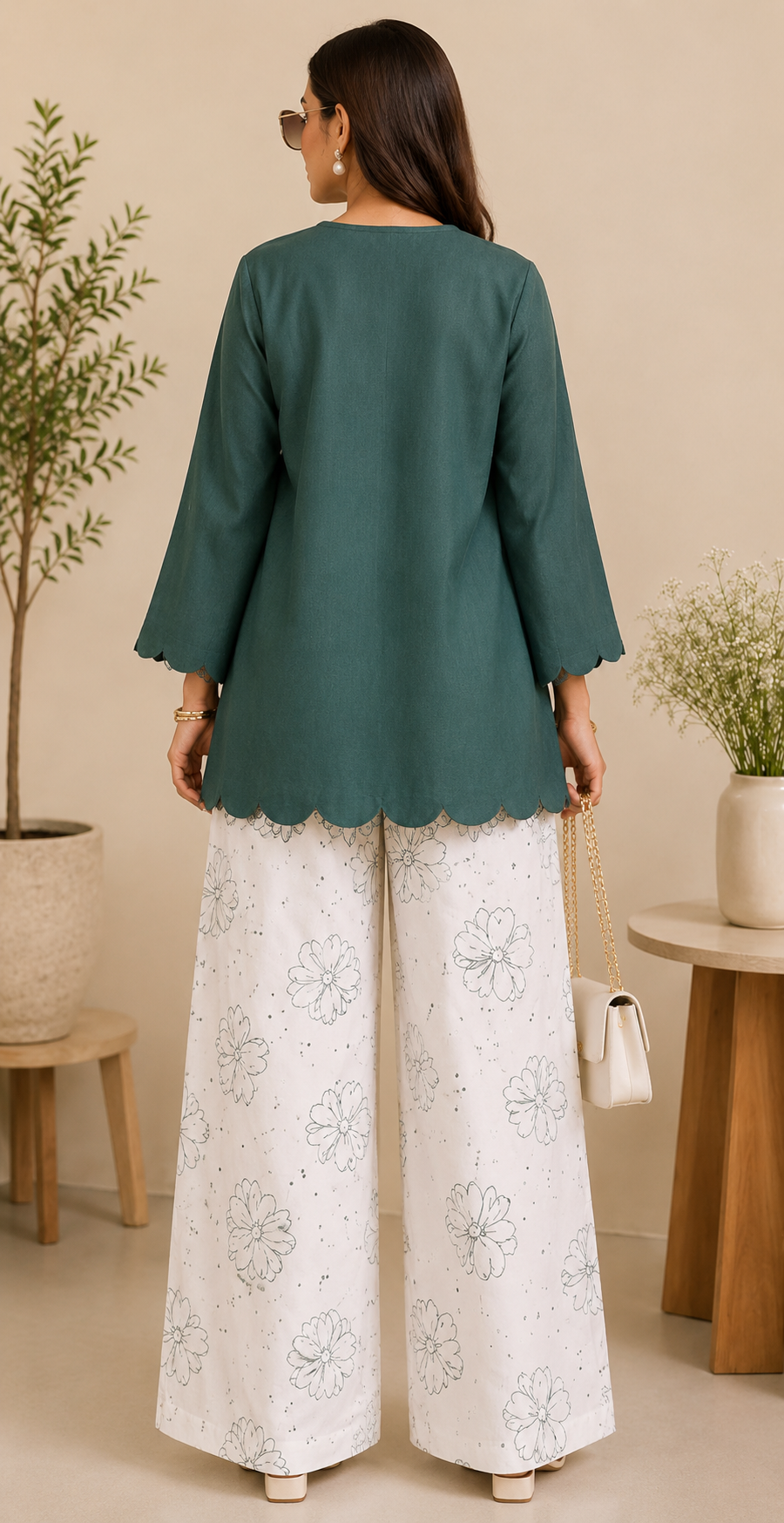 Sage Bloom Co-Ord Set