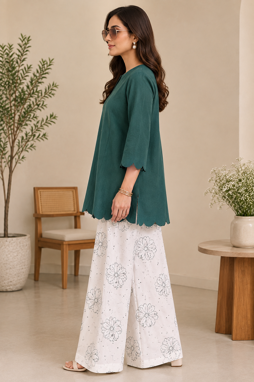 Sage Bloom Co-Ord Set