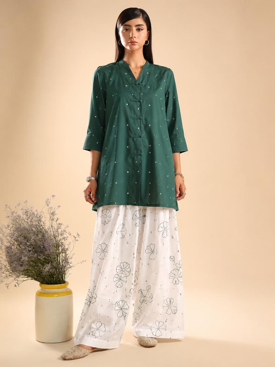 Emerald Bloom 2-Piece Set
